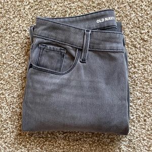 Old Navy Rockstar 24/7 Gray Jeans